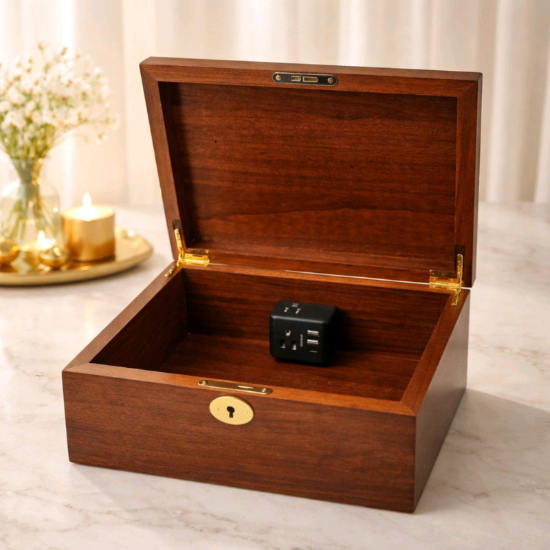 Deezy Store: Sleek, Discreet Charging Station.
