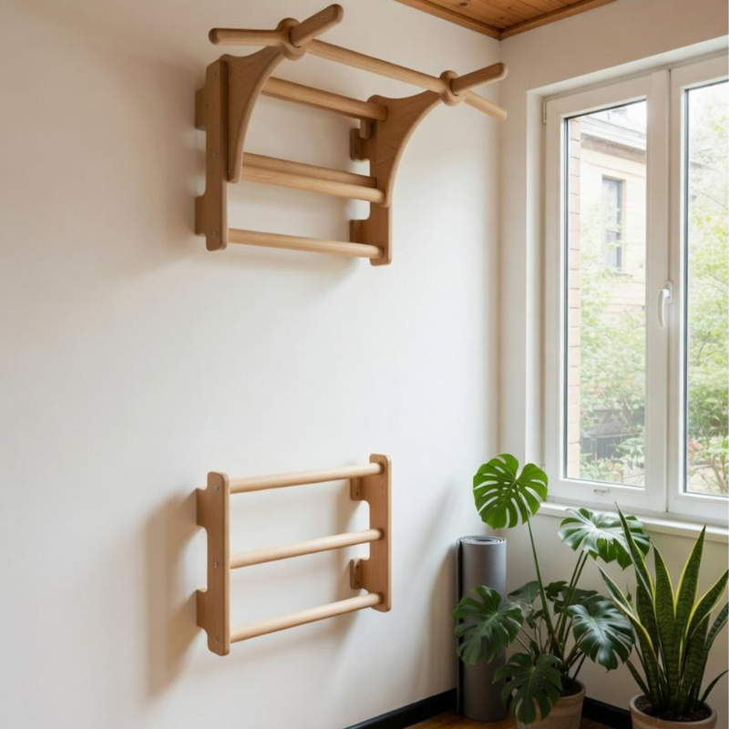 Deezy Store Wall-Mounted Dip & Pull-Up Station.