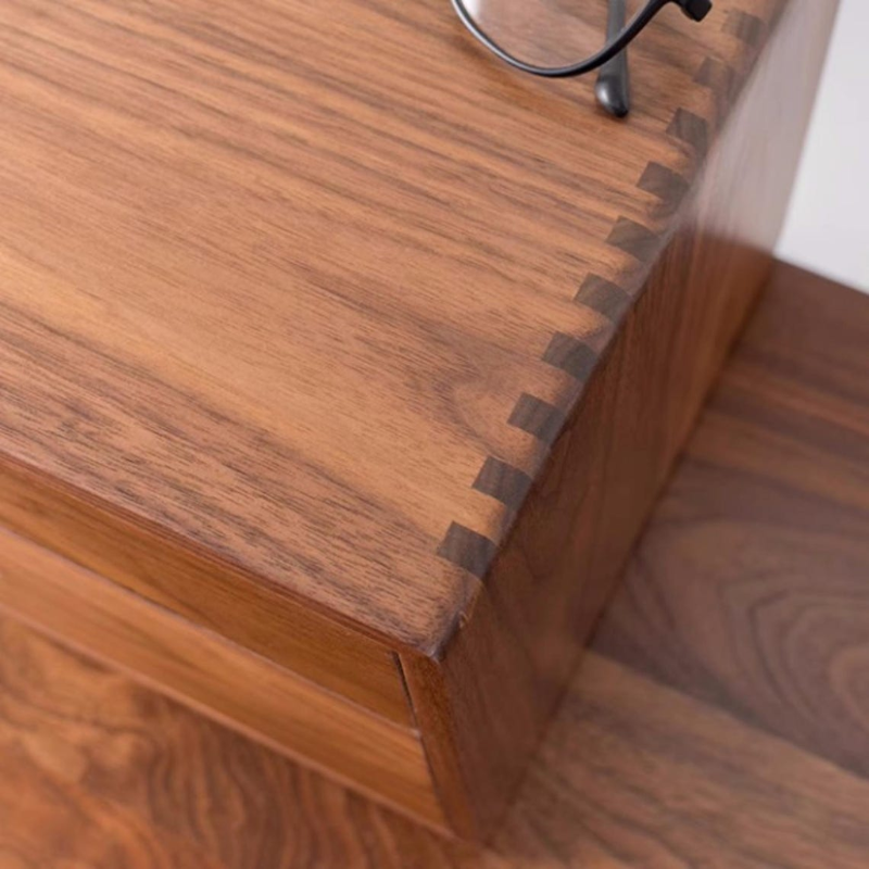 Premium Two-Tier Wooden Desktop Organizer with Built-in Drawer for Office Documents.