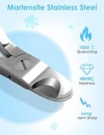 Dog Nail Clippers for Large Dogs and Thick Nails ( Silver) - Image 3