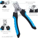 Pet Nail Clippers for Dogs and Cats with Safety Guard (Blue) - Image 4