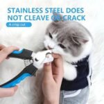 Pet Nail Clippers for Dogs and Cats with Safety Guard (Blue) - Image 6