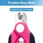 Pink Pet Nail Clippers with Safety Guard and Nail File - Image 3