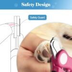 Pink Pet Nail Clippers with Safety Guard and Nail File - Image 5